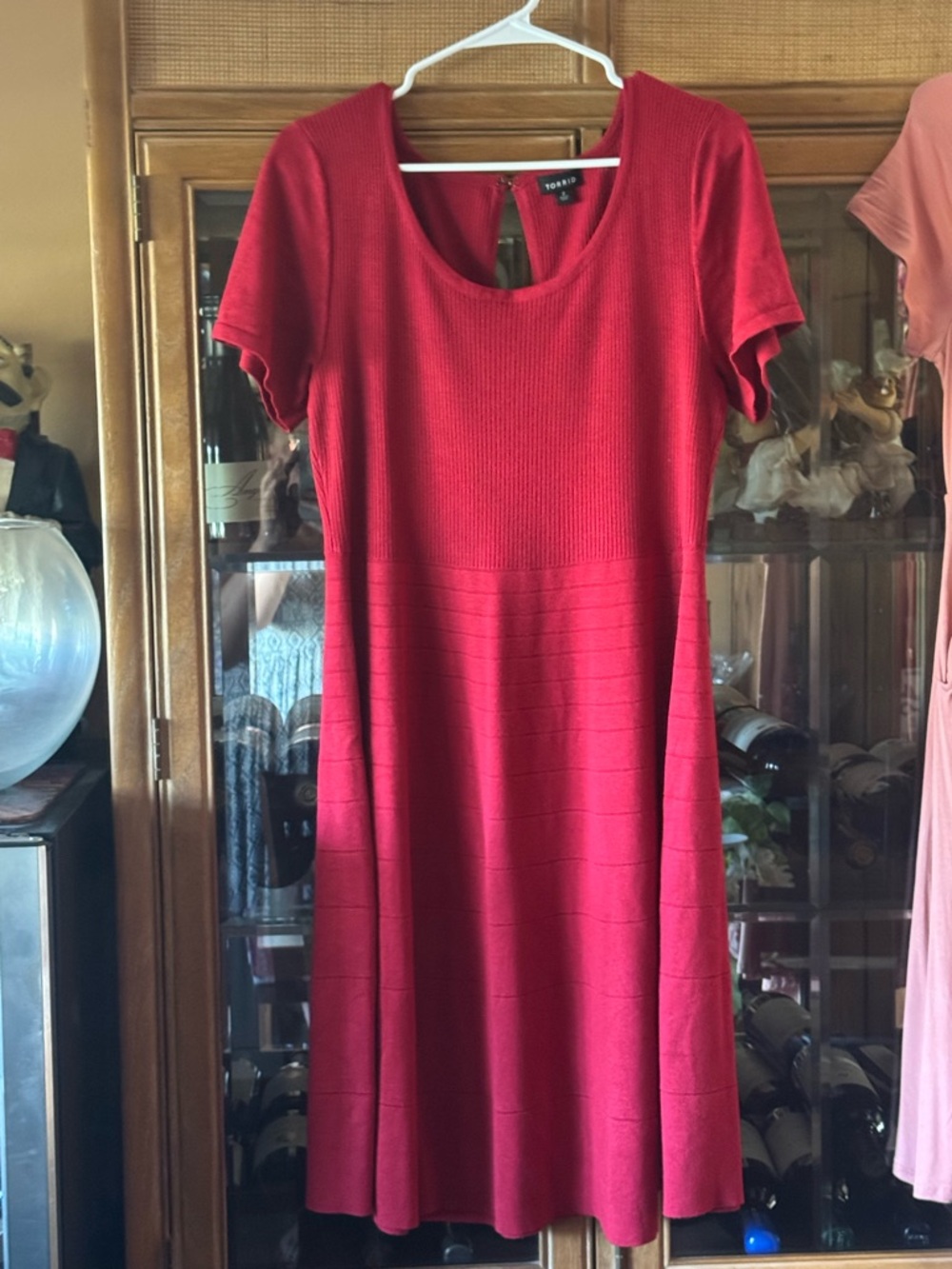 torrid Crimson Scoop Neck Knit Dress